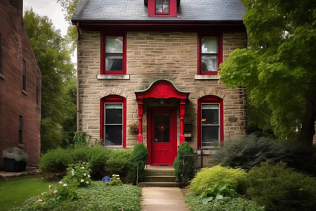 Historic Home in Baltimoreland.  Built in the 1800s.の素材