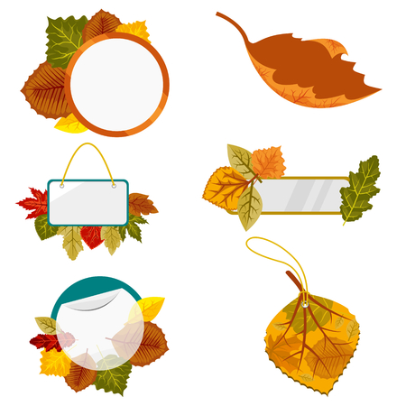 Autumn Discount Tagsのイラスト素材