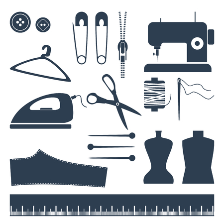 Sewing Icon Setのイラスト素材