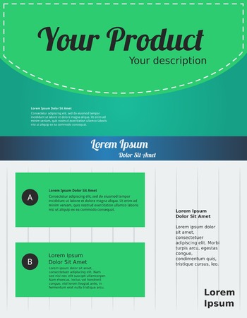 Editable Abstract Background for Product Coverのイラスト素材