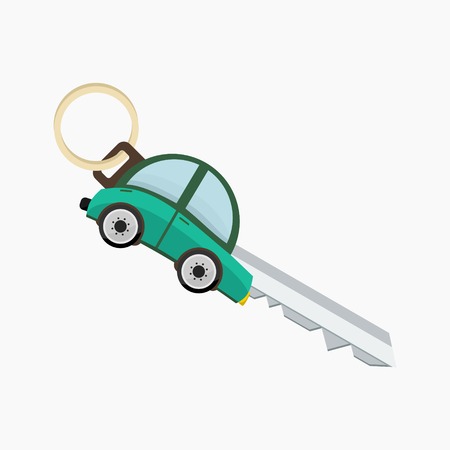 Editable Car Key Vector Illustration.のイラスト素材
