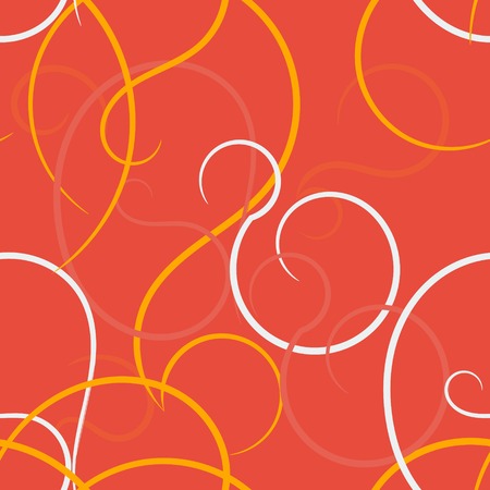 Editable Swirls Vector Seamless Patternのイラスト素材