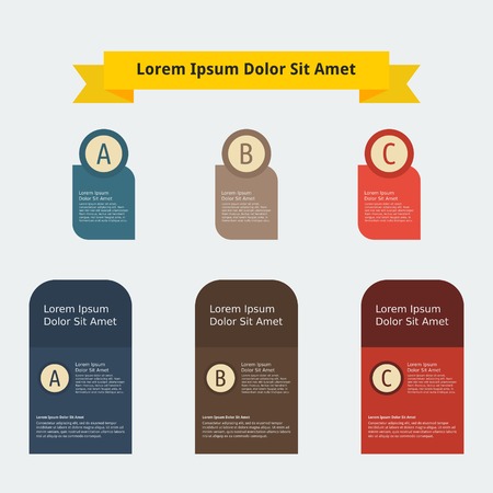 Editable Infographic Banner Vector Templateのイラスト素材