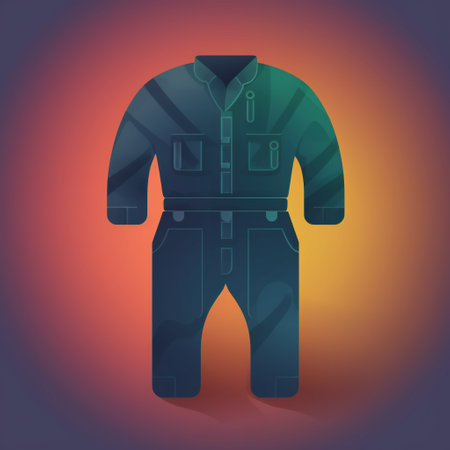 Green workwear icon,vector illustration. Eps10. Global colors.の素材