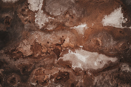 Dirty and damaged old rundown cement wall