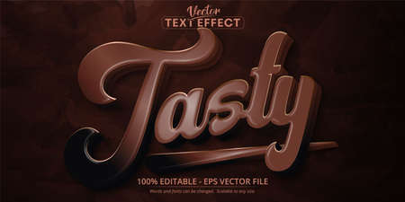 Tasty text, cartoon style editable text effectのイラスト素材