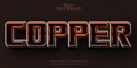 Dark text effect, shiny and brown color editable text styleのイラスト素材