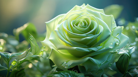 Fine art style close up shot on a single rose petal.. Generative AIの素材