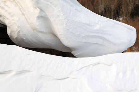 Snow textureの写真素材