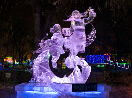 ice sculptureのeditorial素材