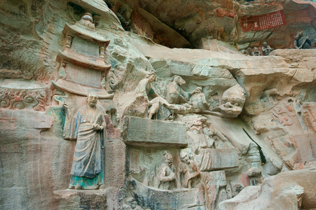 Dazu Rock Carvingsのeditorial素材