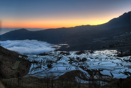 Yuanyang Terraceの写真素材