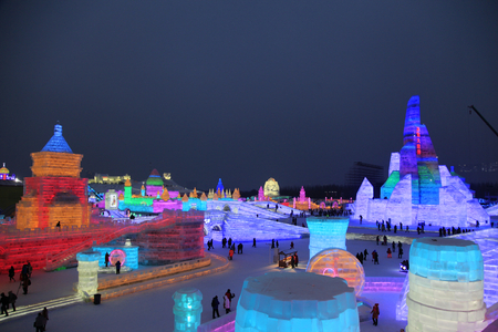 Harbin Ice and Snow Worldのeditorial素材