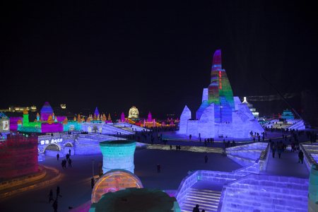 Harbin Ice and Snow Worldのeditorial素材