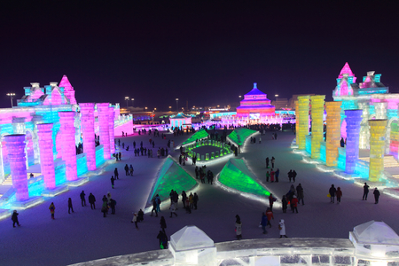 Harbin Ice and Snow Worldのeditorial素材