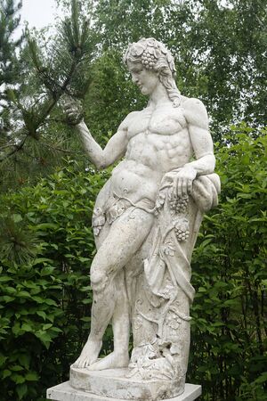 Ancient Greek portrait statueの写真素材