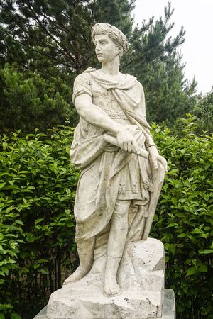 Ancient Greek portrait statueの写真素材