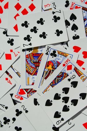 Group of Playing Cardsのeditorial素材