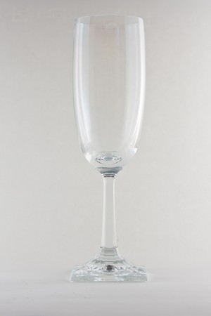 a transparent glass with a white backgroundの写真素材