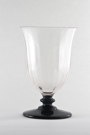 a transparent glass with a white backgroundの写真素材