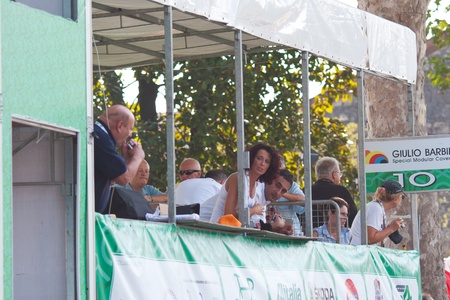 mayor milena cecchetto at tour of padaniaのeditorial素材