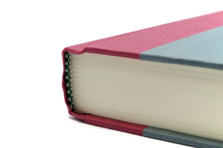 Up close shot of a hardcover bookの写真素材