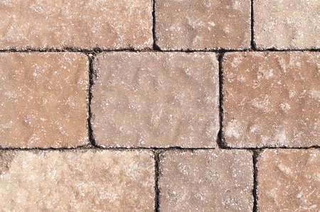Up close shot of a cement stone wallの写真素材