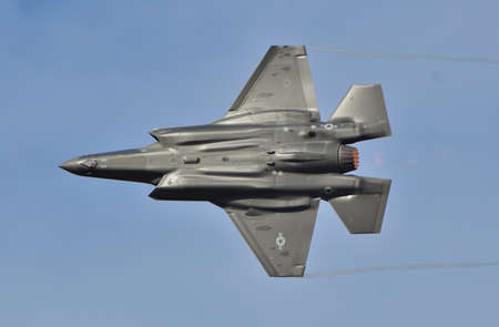 A U.S. Air Force F-35 Joint Strike Fighter (Lightning II) jet