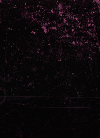 Abstract background textured in a blend of purple and black with scratches and stains.の写真素材