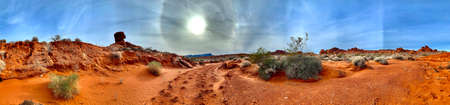 Amazing landscape in Valley of Fire