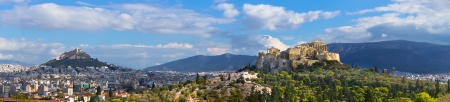 Beautiful view of Athens, Greeceの写真素材