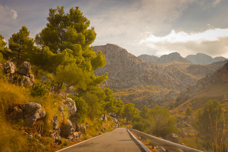 Beautiful view of Sa Calobra on Mallorca Island, Spainの写真素材