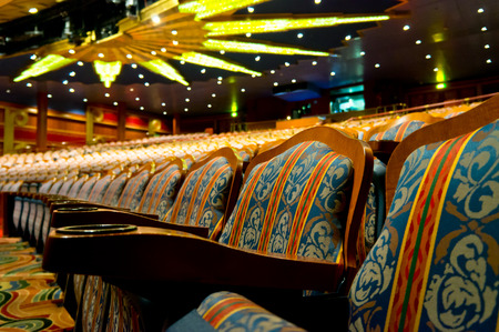 Beautiful view of elegant traditional theatre hallのeditorial素材