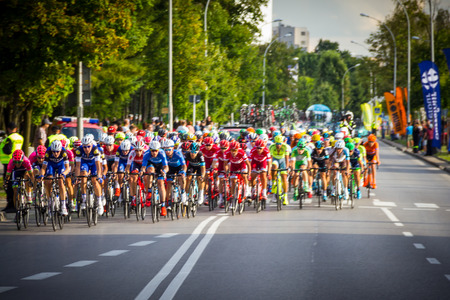 RZESZOW, POLAND - JULY 15: Cycling race Tour de Pologne, stage 4 in Rzeszow. 73th Tour de Pologne,...