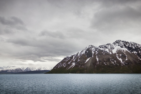 Beautiful view of northern Norway Polar Circleの写真素材