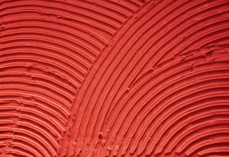 red wall with decorative lines の写真素材