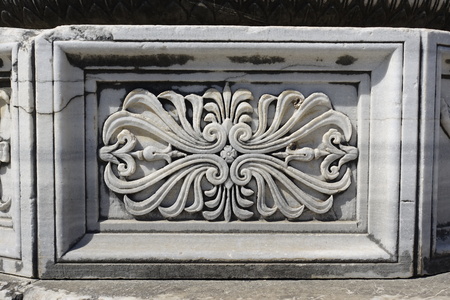 View of Temple of Apollo in antique city of Didyma / Turkeyの写真素材