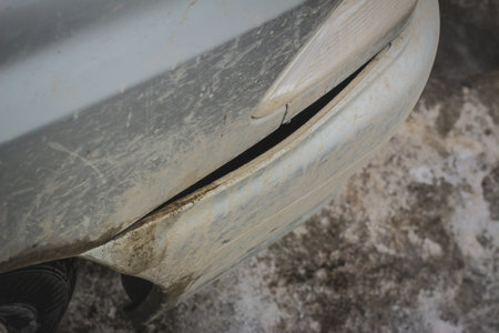 Dirt on the car - close-up viewの写真素材