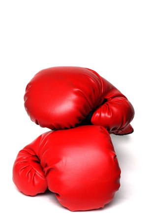  boxing gloves isolatedの写真素材