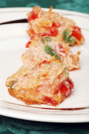 cherry cookiesの写真素材