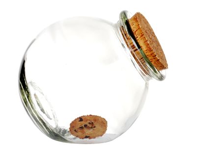 last cookie in the jarの写真素材