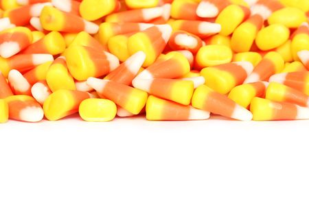 isolated candy cornの写真素材