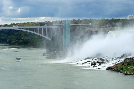 American falls at Niagaraの写真素材