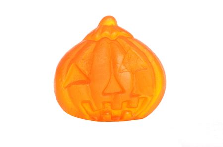gummi halloween pumpkin candyの写真素材