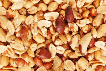 mixed nuts backgroundの写真素材