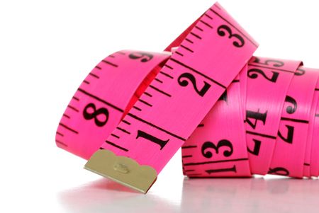 Pink Tape measureの写真素材