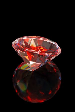   Red Sparkling Diamondの写真素材