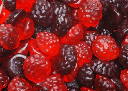 Mixed Fruit Gummy Candyの写真素材
