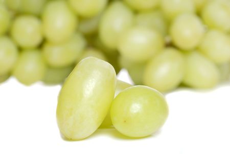 green grape very shallow DOFの写真素材