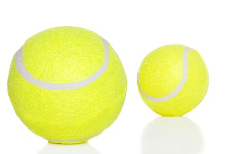 Two Tennis Ballsの写真素材